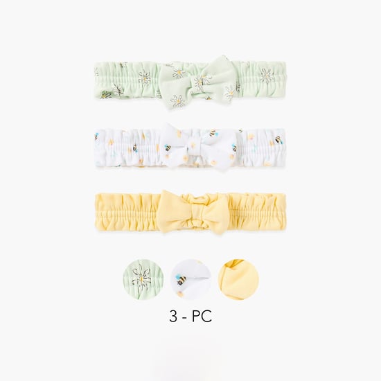 Juniors Bow Detail Headband - Set of 3