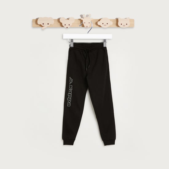 Kappa Logo Print Joggers with Pockets