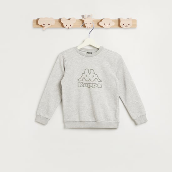 Kappa Crew Neck Logo Print Sweatshirt