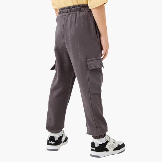 Juniors Solid Joggers with Drawstring Closure and Pockets