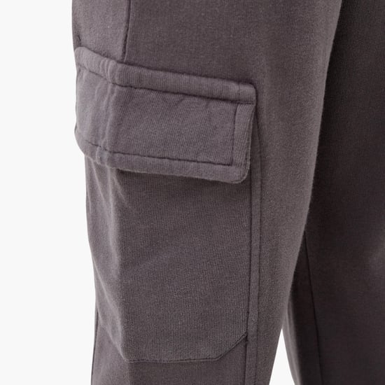 Juniors Solid Joggers with Drawstring Closure and Pockets