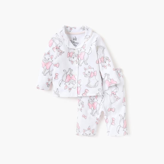 Marie Cat Shirt and Pyjama Set
