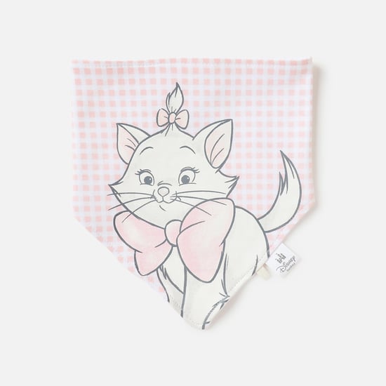 Marie Print Muslin Bib with Button Closure