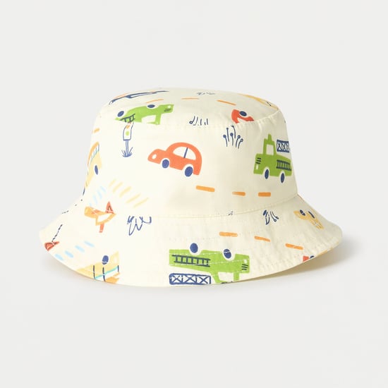 Juniors Car Print Bucket Hat