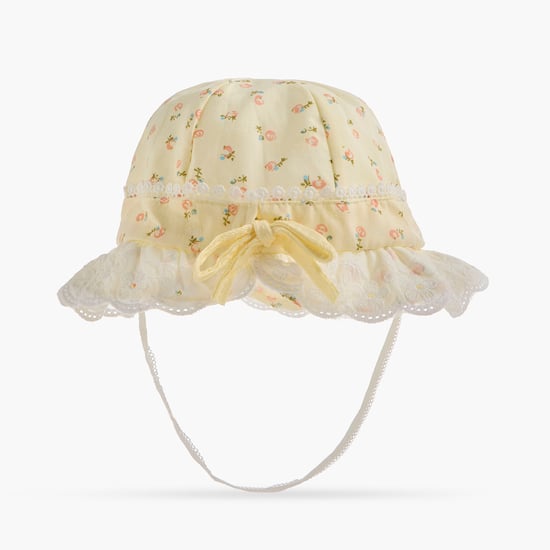 Juniors Floral Print Bucket Hat