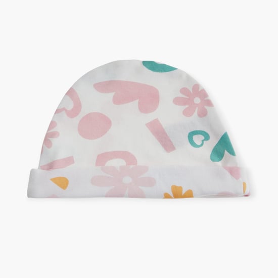Juniors Printed Beanie - Set of 2