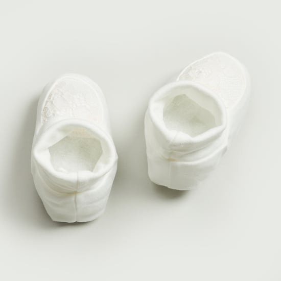 Giggles Lace Detail Booties