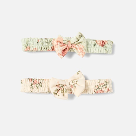 Juniors Bow Applique Headband - Set of 2
