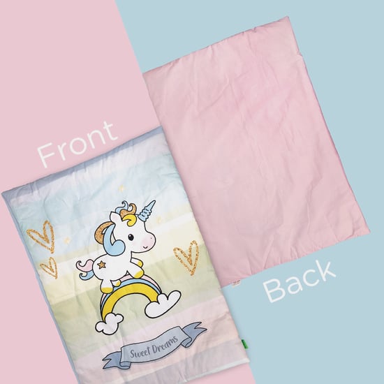 Nuluv Unicorn Print Baby Quilt