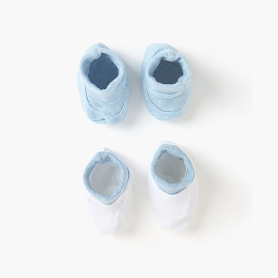 Juniors Solid Booties - Set of 2