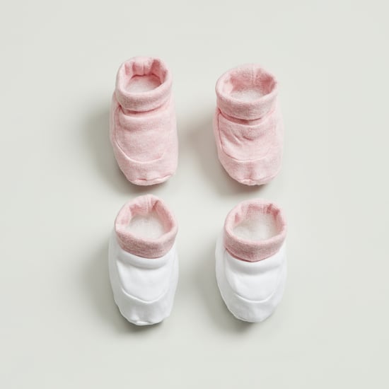 Juniors Solid Booties - Set of 2