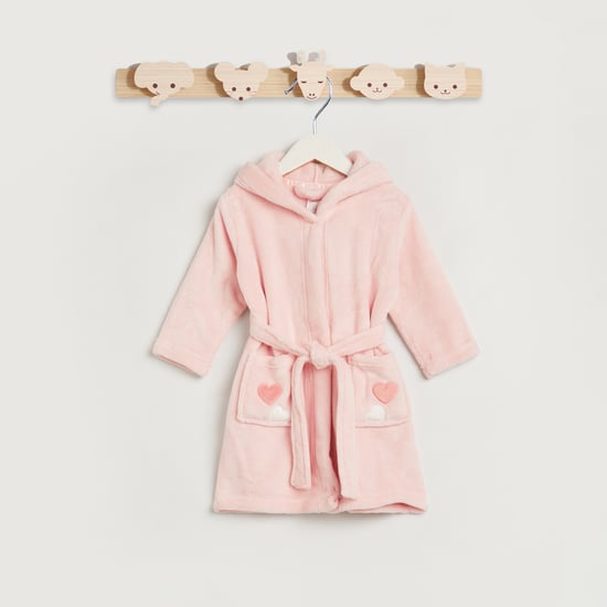 Juniors Unicorn Hooded Bathrobe with Belt and Pockets