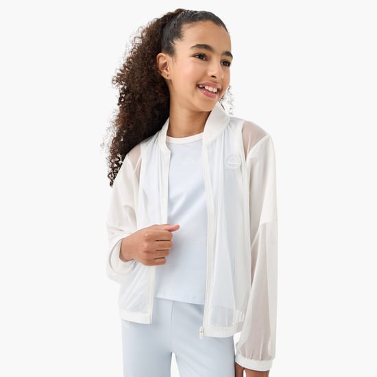 Kappa Logo Detail Zip Through Jacket with Sleeveless T-shirt