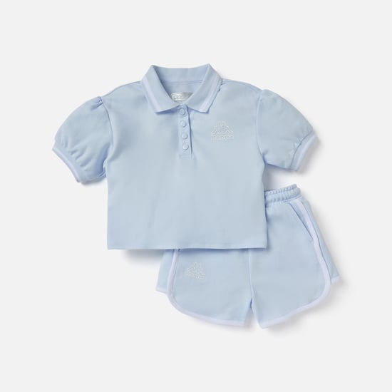 Kappa Logo Detail T-shirt and Shorts Set