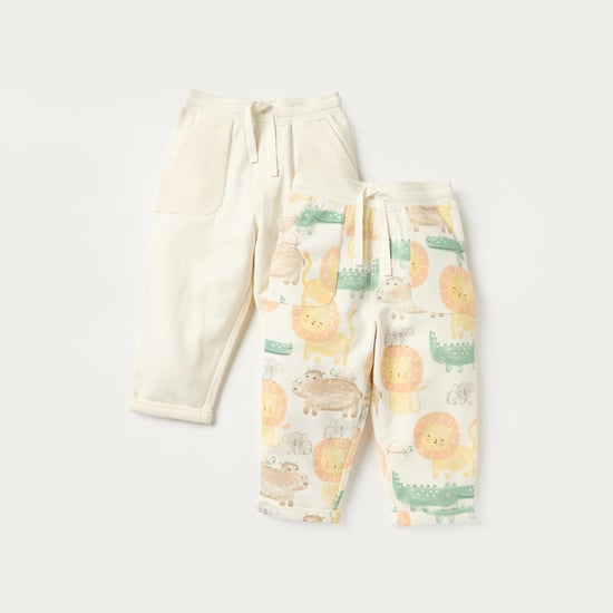 Juniors Assorted Joggers with Drawstring Closure - Set of 2