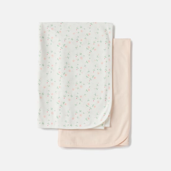 Juniors 2-Piece Assorted Receiving Blanket Set - 70x70 cm