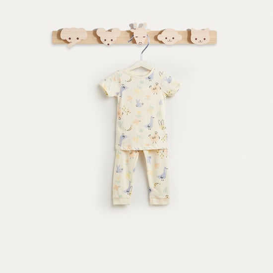 Juniors Bird Print T-shirt and Pyjama Set