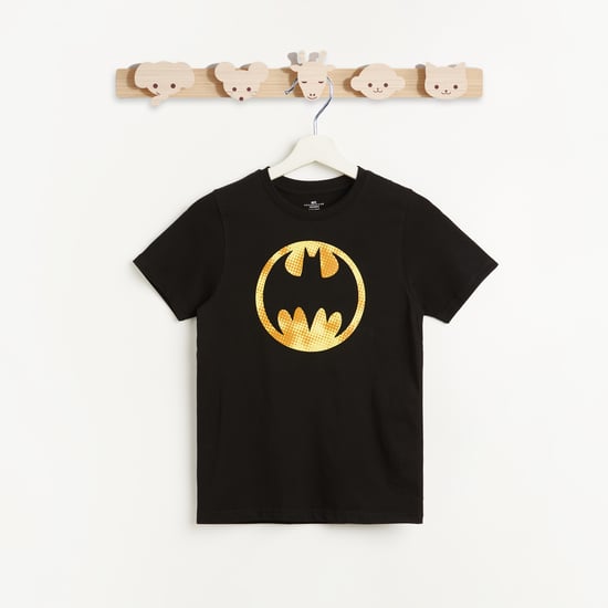 Juniors Batman Print T-shirt