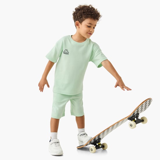 Kappa Logo Detail T-shirt and Shorts Set