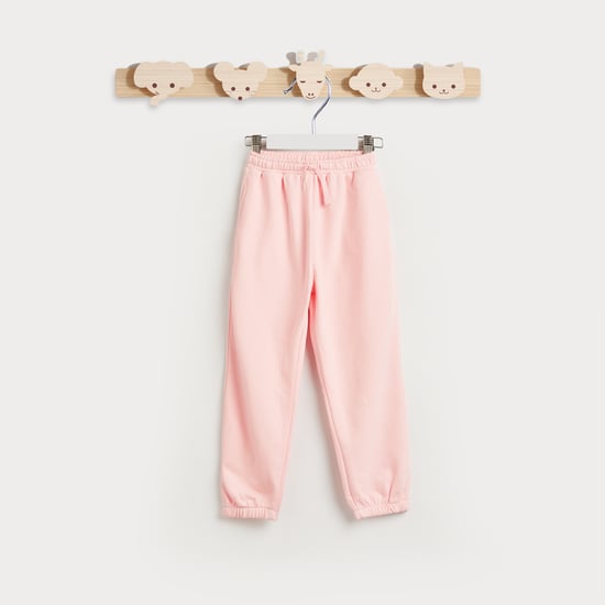 Juniors Solid Joggers with Elasticated Closure