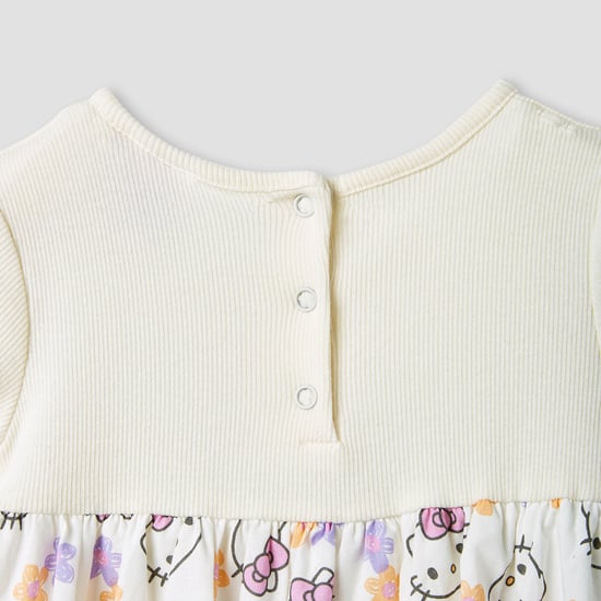Juniors Hello Kitty Print Dress with Headband