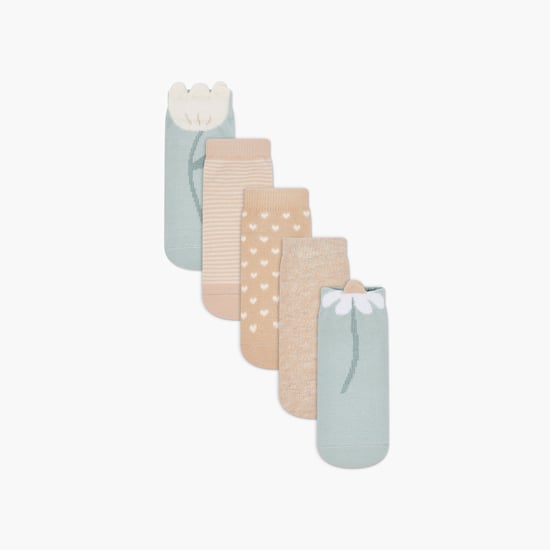 Juniors Printed Socks - Set of 5