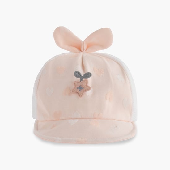 Juniors Bunny Ear Cap with Velcro Closure