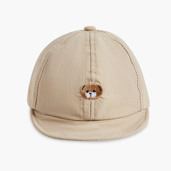 Juniors Bear Embroidered Cap