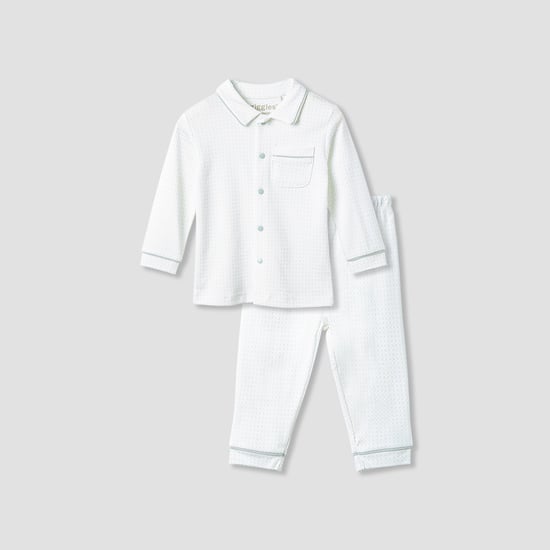 Giggles Printed Shirt and Pyjama Set
