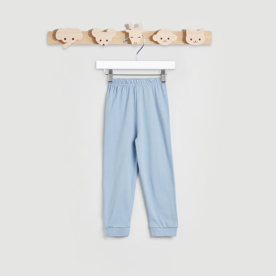 Juniors Printed Long Sleeves T-shirt and Pyjamas - Set of 2