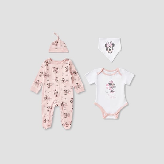 4-Piece Minnie Mouse Print Clothing Gift Set