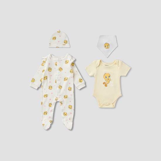 4-Piece Tweety Print Clothing Gift Set
