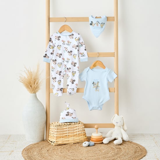 4-Piece Mickey and Friends Print Clothing Gift Set