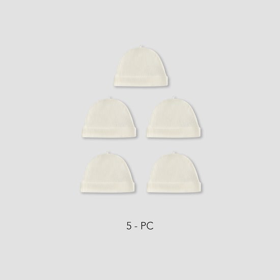 Juniors Ribbed Beanie - Pack of 5