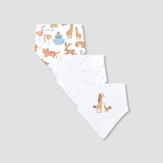 Juniors Animal Print Bib - Set of 3