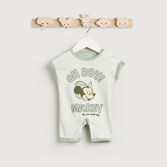 Mickey Mouse Print Romper - Set of 2