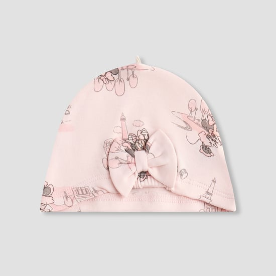 Minnie Mouse Print Beanie
