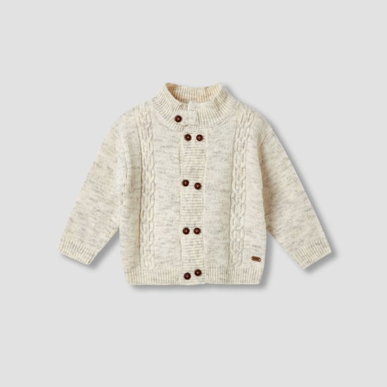 Giggles High Neck Cardigan with Long Sleeves