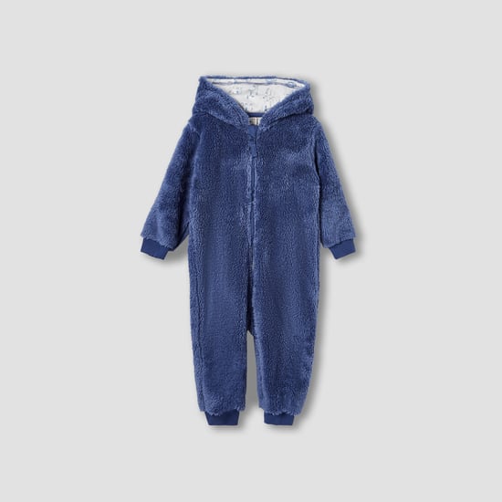Juniors Hooded Coverall with Zip Closure