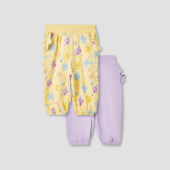 Juniors Assorted Joggers with Ruffle Detail - Set of 2