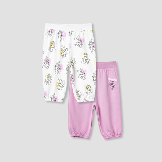 Minnie Mouse Print Joggers - Set of 2