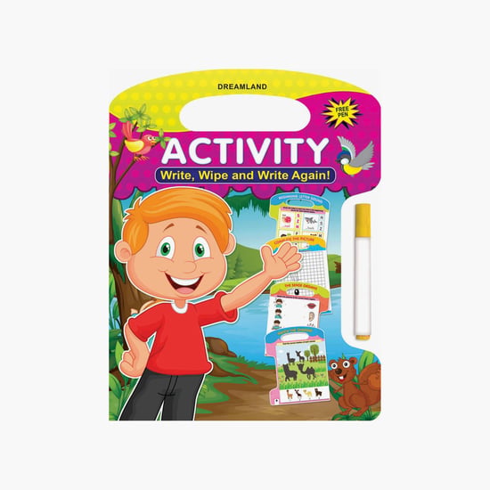 Dreamland Write and Wipe Activity Book