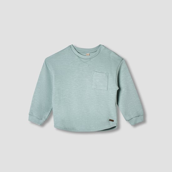 Giggles Textured T-shirt with Pocket