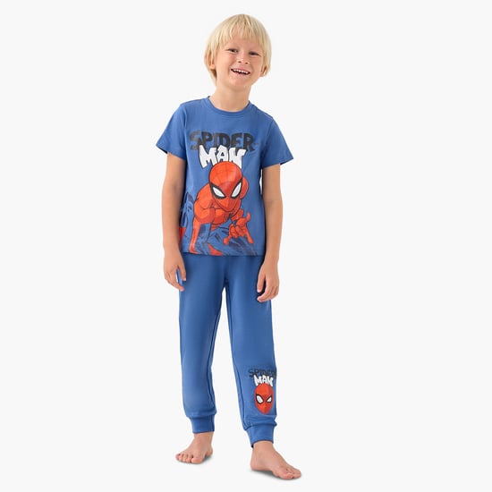 Juniors Spider-Man Print T-shirt and Joggers Set