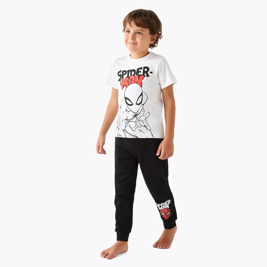 Juniors Spider-Man Print T-shirt and Pyjama Set