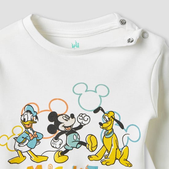 Juniors Mickey and Friends Print T-shirt and Pyjama Set