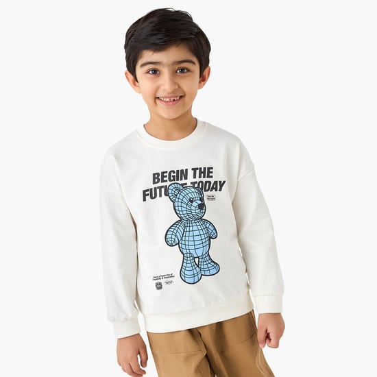 Juniors Printed Sweatshirt