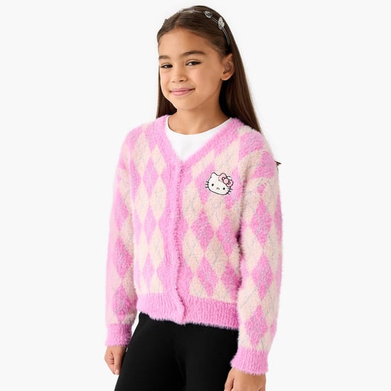 Hello Kitty V-neck Cardigan