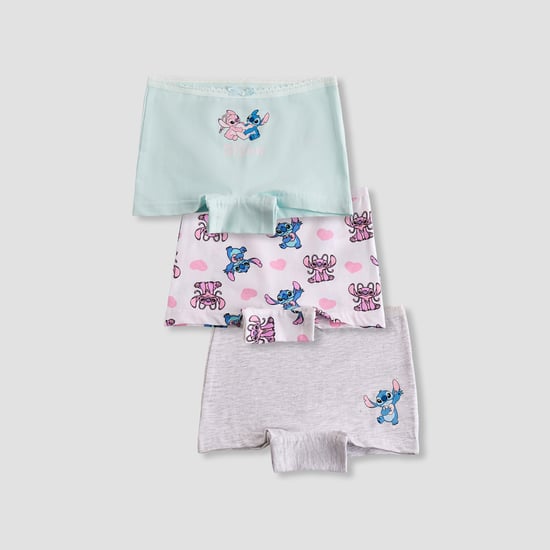 Juniors Stitch Print Boyshorts - Set of 3