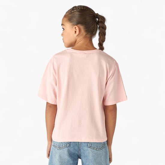 Sanrio Hello Kitty and Friends Print T-shirt with Short Sleeves